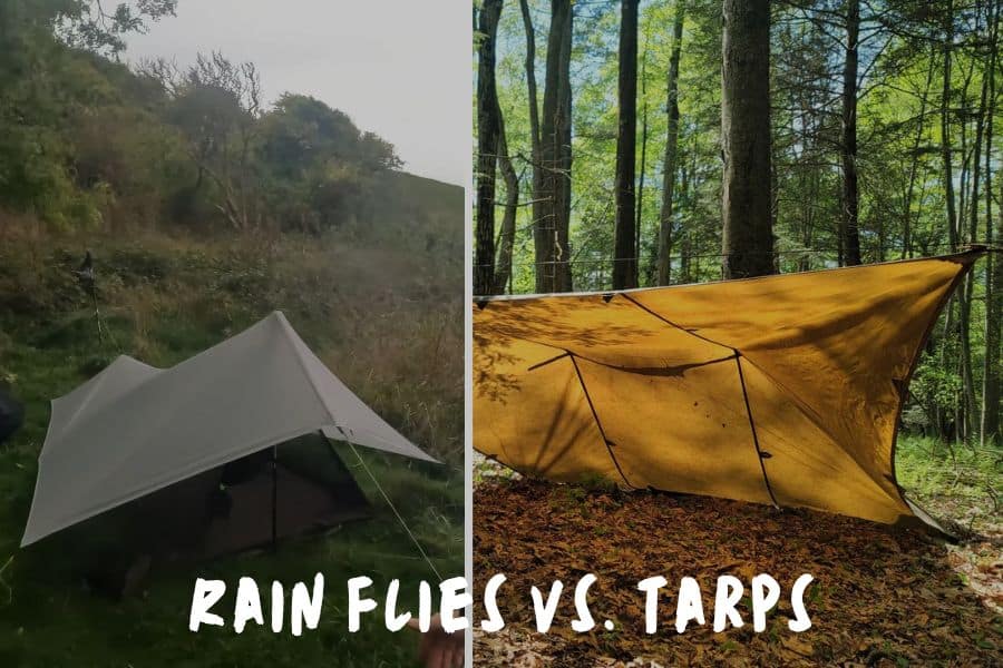 Rain Flies Vs. Tarps