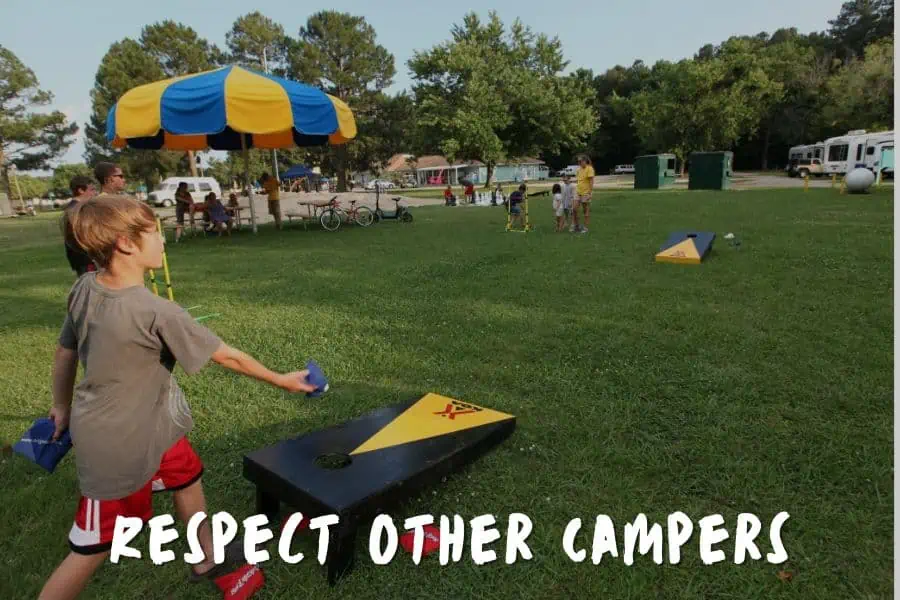 Respect Other Campers