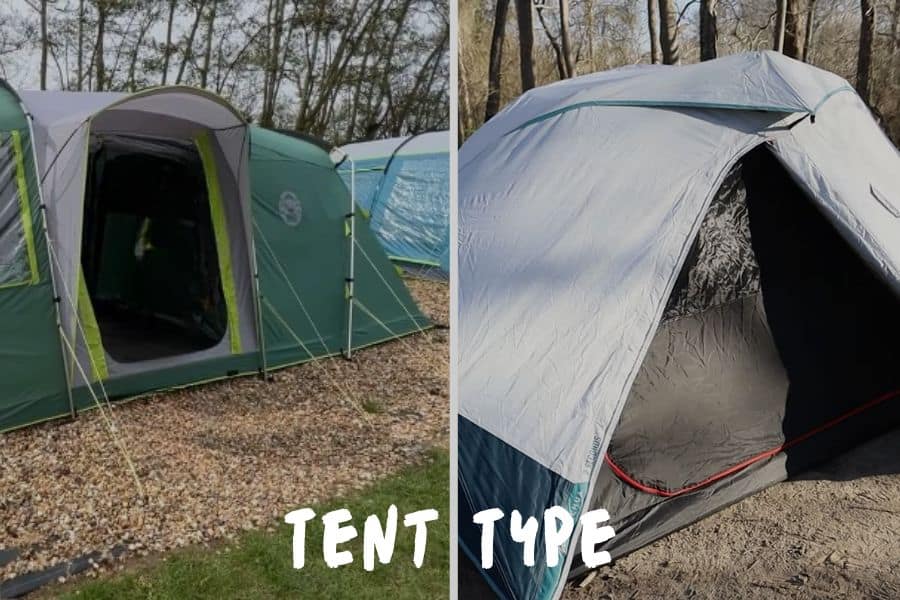 Best Blackout Tent: Tent Type