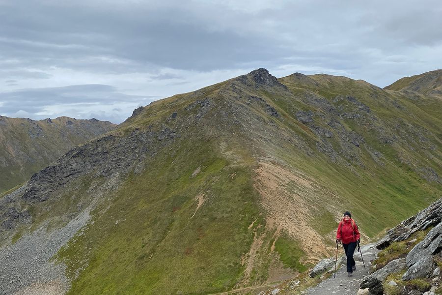 Hiking Hatcher Pass in Alaska