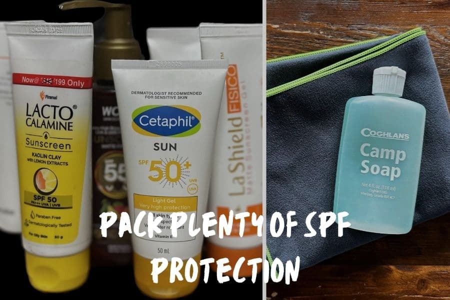 Pack Plenty Of SPF Protection