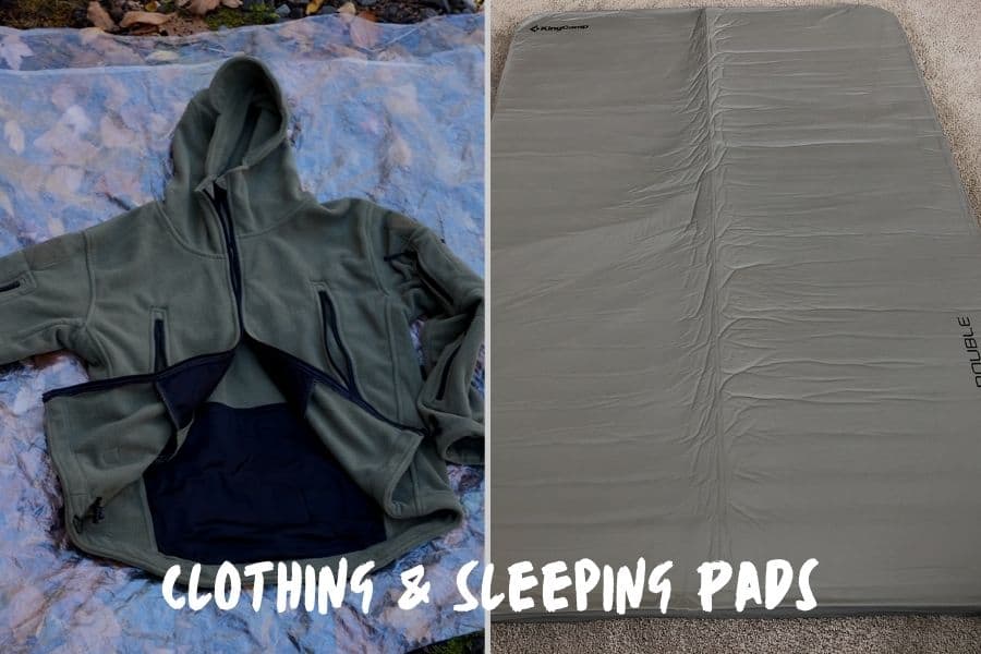 Clothing & Sleeping Pads