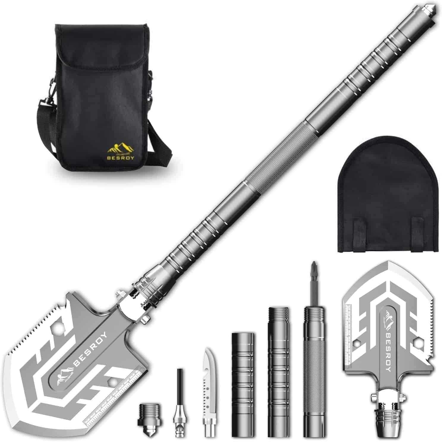 Folding Shovel Multitool 180 Degree Folding Shovel Camping Shovels 23 In 1 Survival Shovel Multifunctional 1 