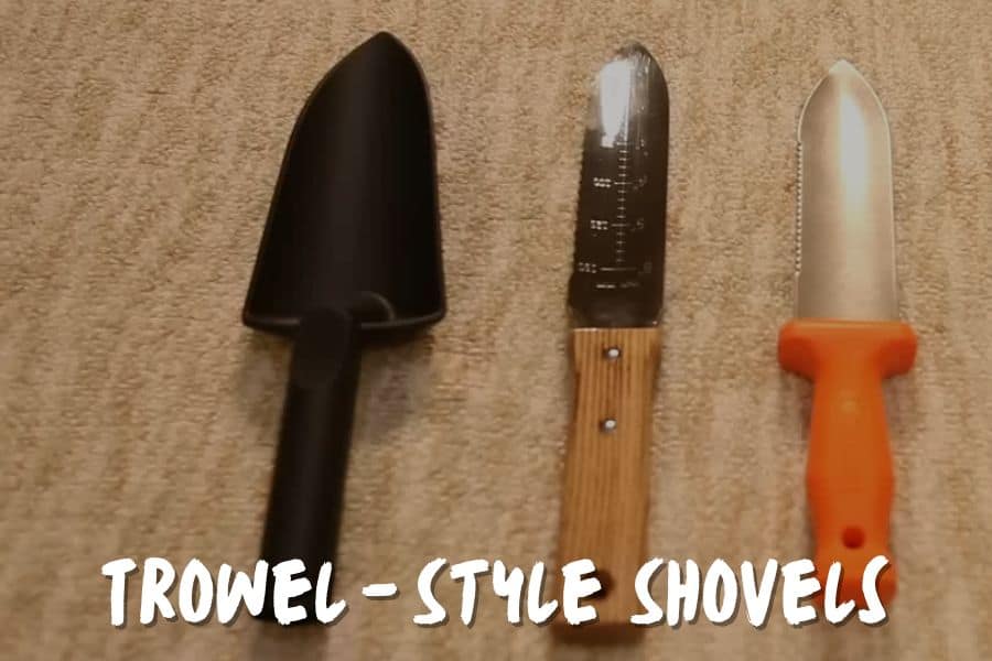 Trowel-Style Shovels