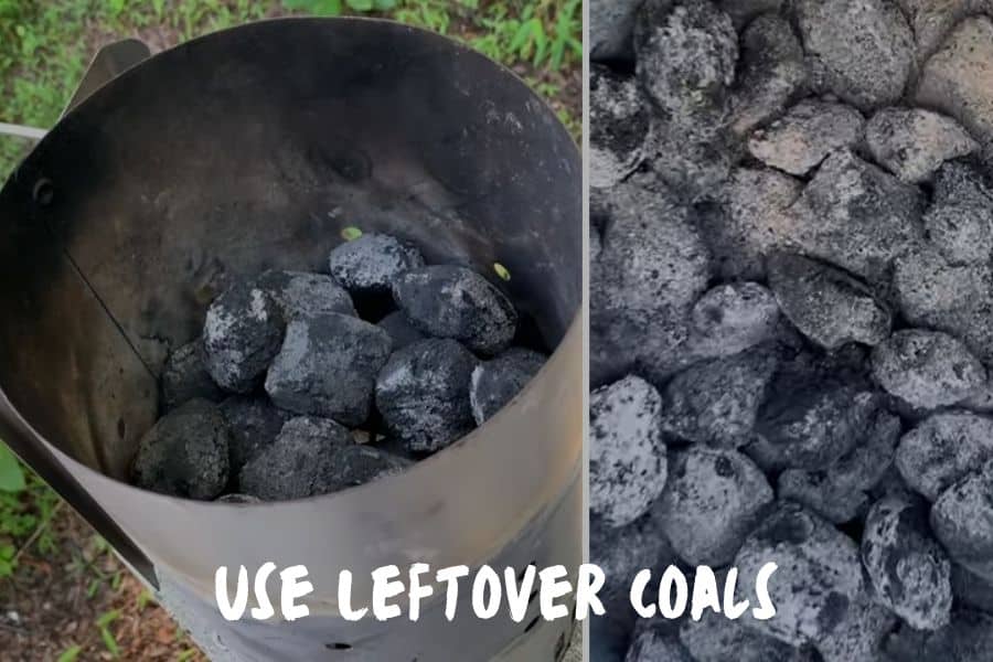 Use Leftover Coals