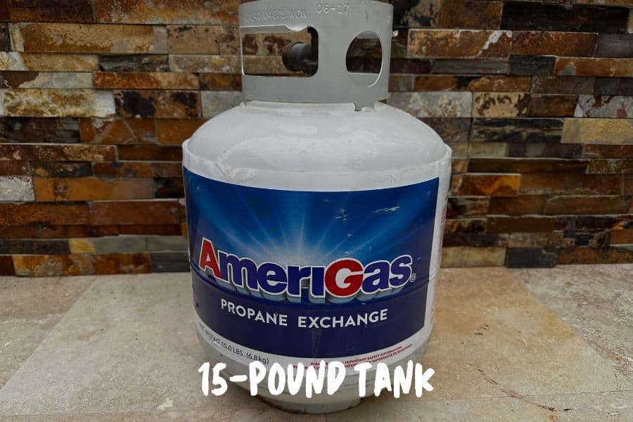 15 pound tank