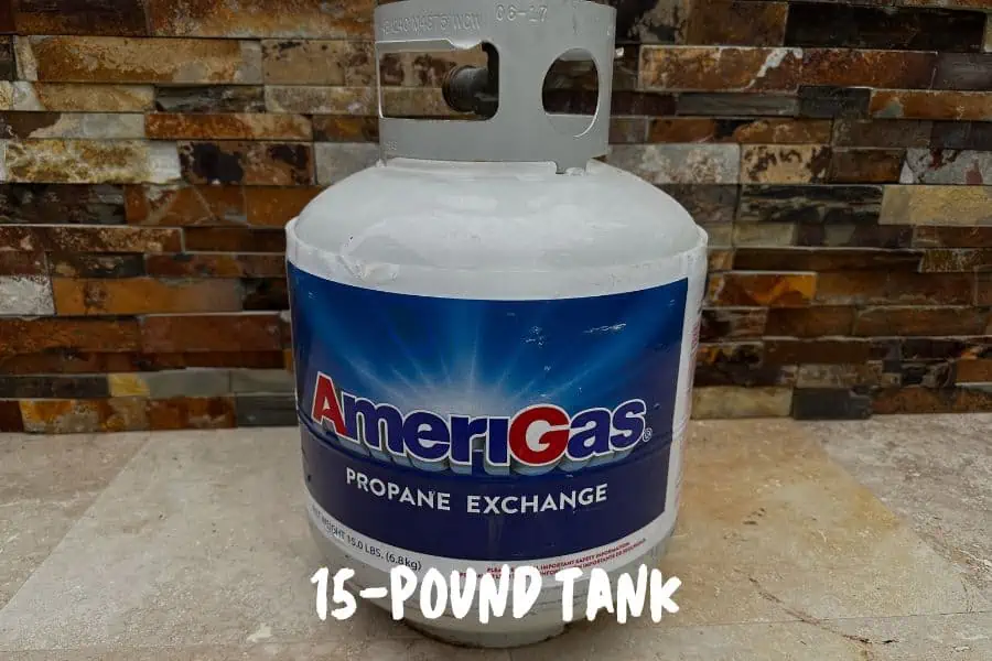 15 pound tank