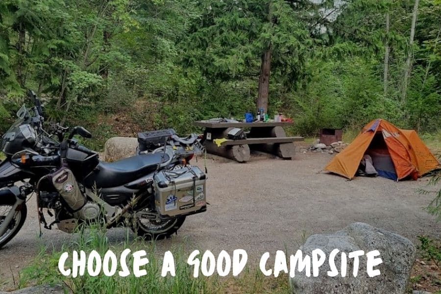 Choose A Good Campsite