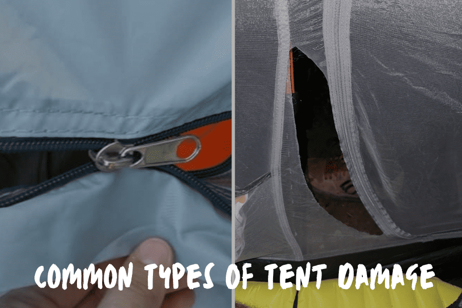 Common Types of Tent Damage