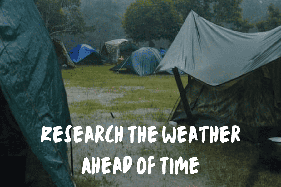 Research The Weather Ahead Of Time