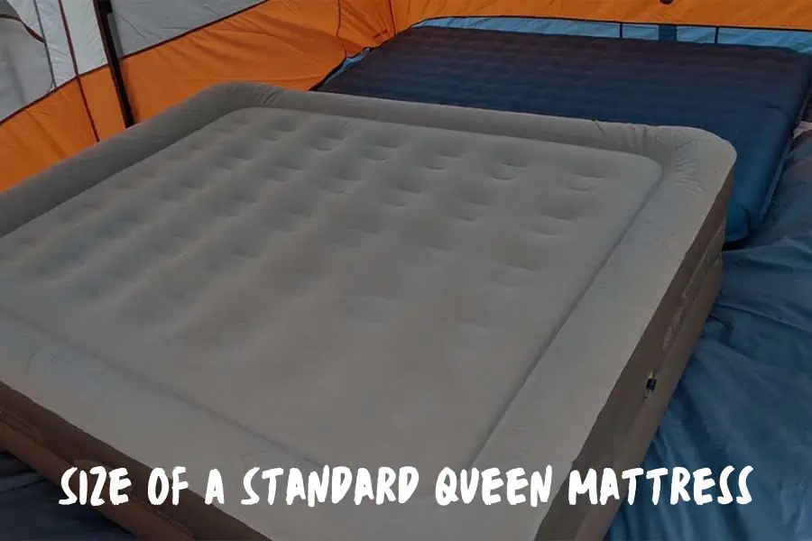 Can a 3 person tent fit a queen outlet air mattress