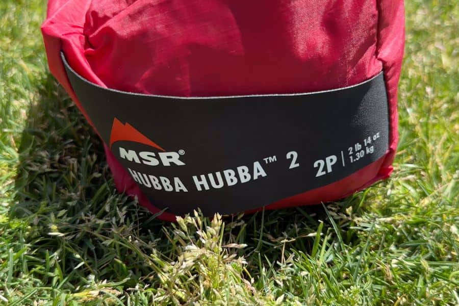 The MSR Hubba Hubba 2 Person only weighs 2 lbs 14 oz