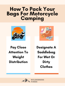 How To Pack Your Bags For Motorcycle Camping