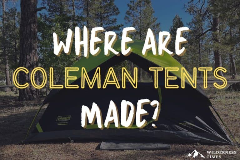 Where are Coleman tents made