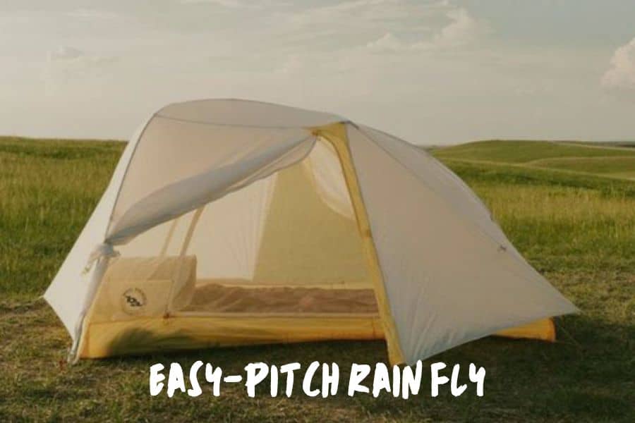 Easy-Pitch Rain Fly
