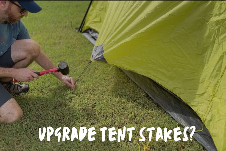 Should you upgrade your tent stakes