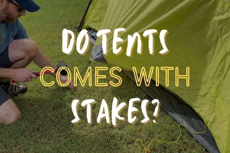 do tents come with stakes