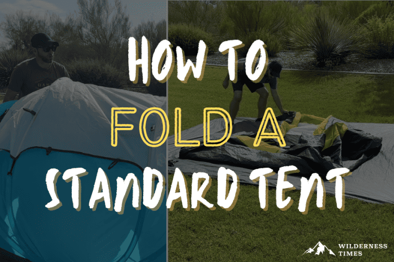 How To Fold A Standard Tent
