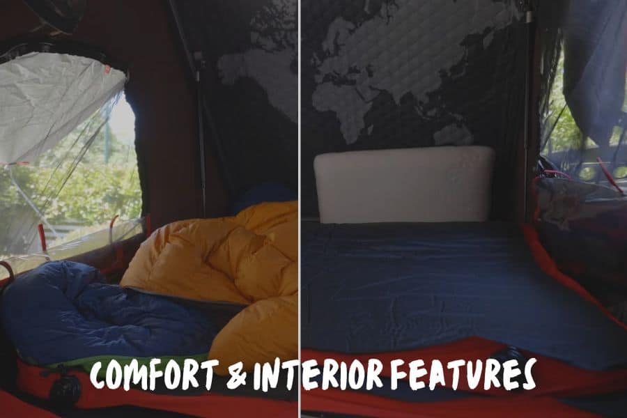Best Rooftop Tent: Comfort & Interior Features