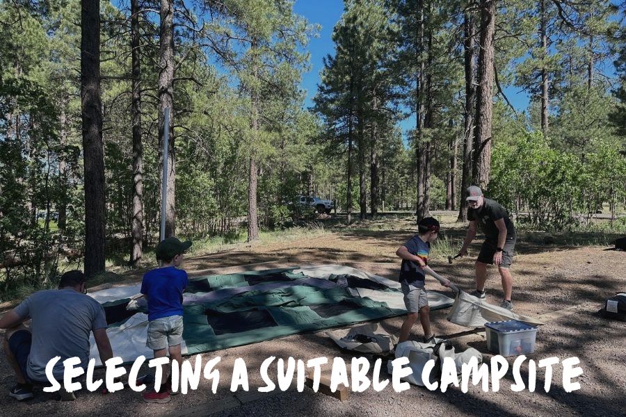 Selecting A Suitable Campsite