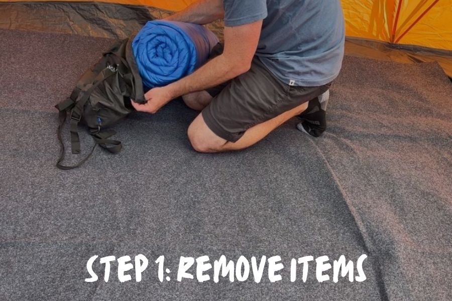 Step 1: Remove Items