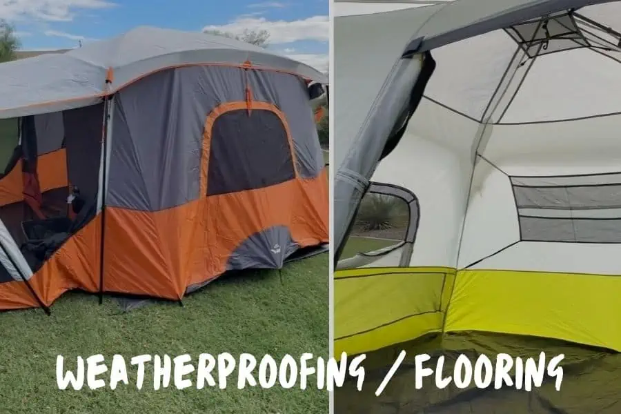 Best 3 Room Tent For Large Group Camping 2024   Weatherproofing Flooring 