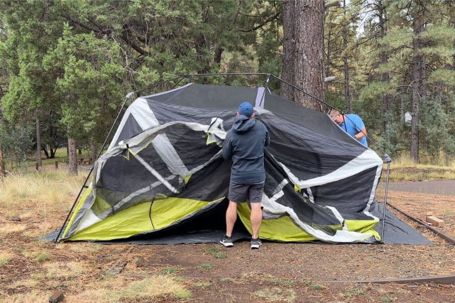 Setting Up the CORE 10 Person Instant Cabin Tent Takes 10 Mins