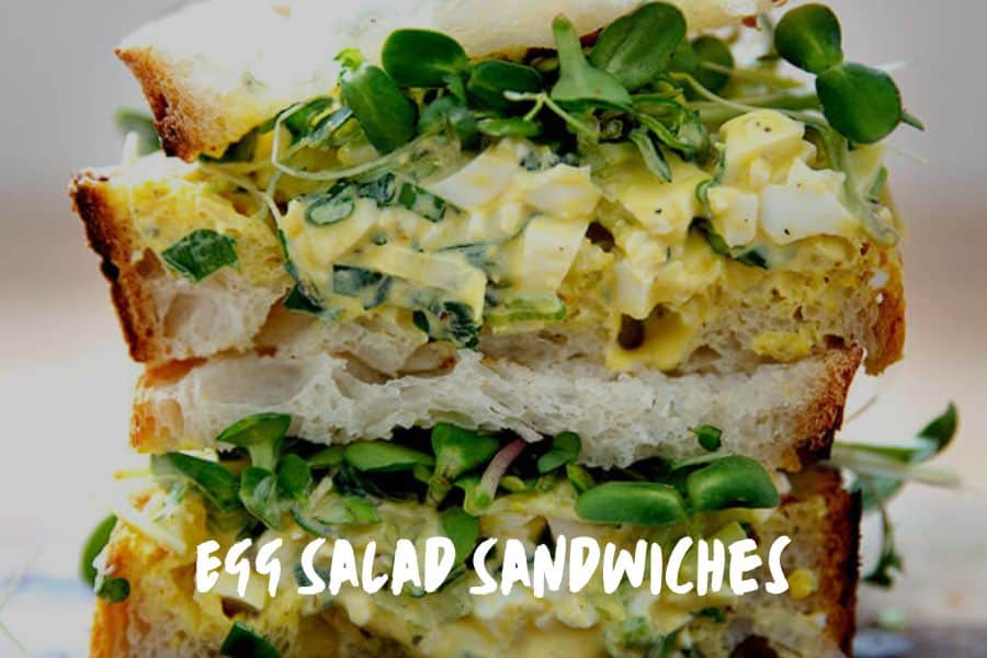 Best Camping Lunch Ideas: Egg Salad Sandwiches