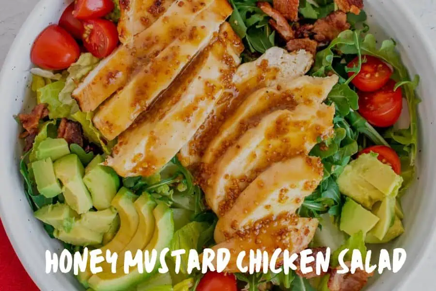 Best Camping Lunch Ideas: Honey Mustard Chicken Salad