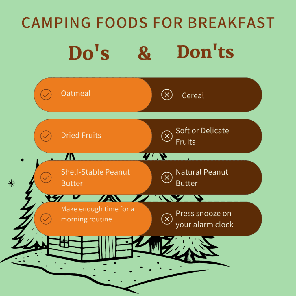 Camping Foods Do’s and Don’ts