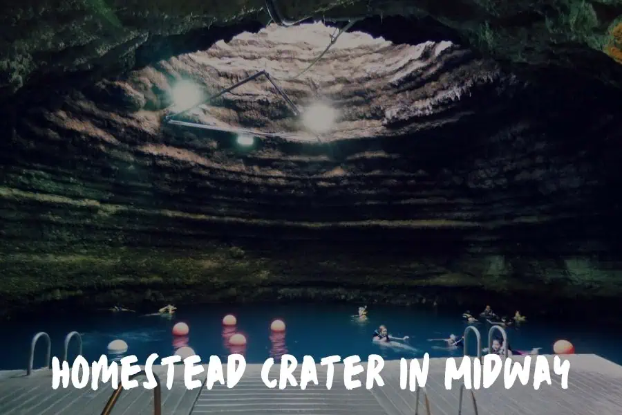 Homestead Crater in Midway