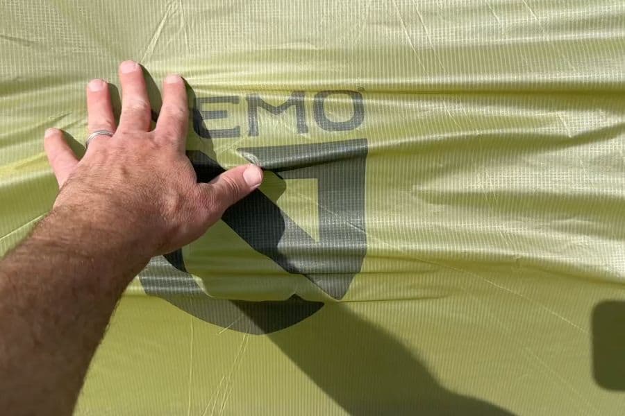 The Hornet's OSMO fabric technology offers better wet-weather performance by reducing fabric stretch when saturated