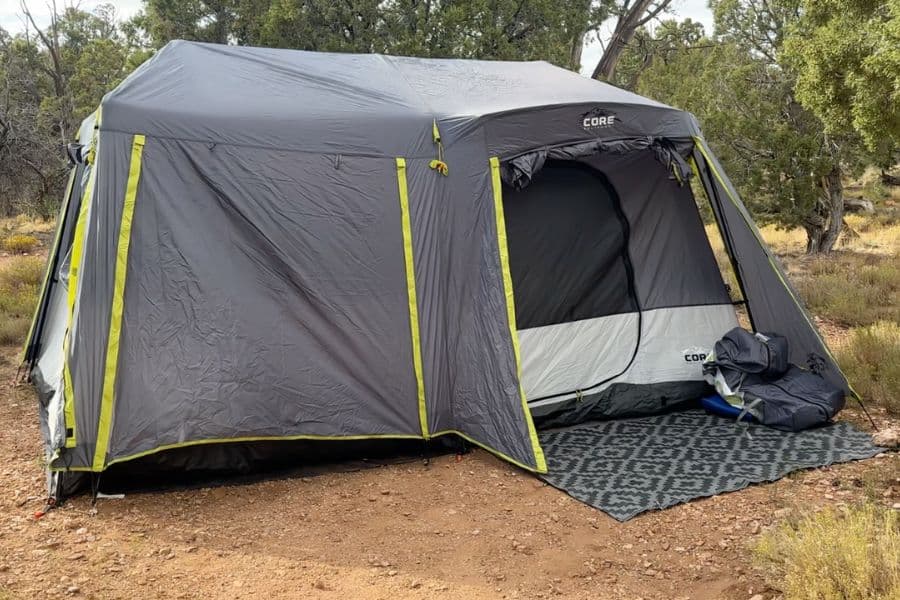 We use this tent ourselves for our family of four