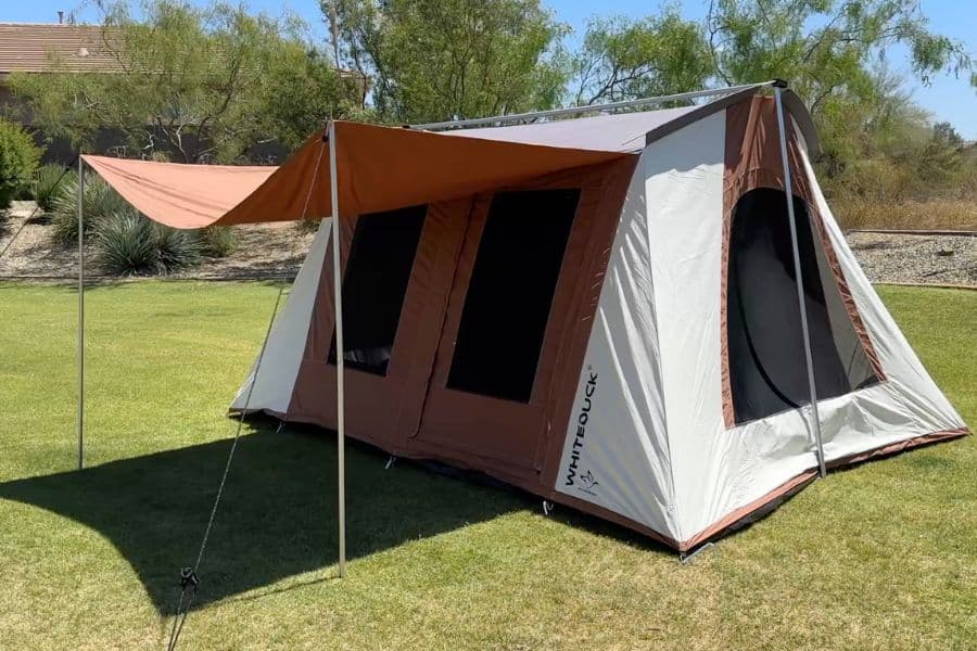 This tent suits families who car camp regularly and want a permanent-feeling basecamp they can use year-round